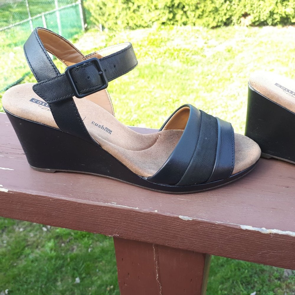 Clarks sandals platform size 6.5 M - Picture 4 of 5